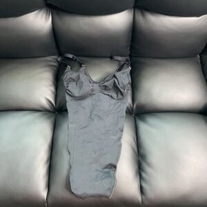 SKIMS Seamless Sculpt Thong Bodysuit Black Shapewear Size Large